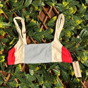 Saint Maddox x Anthropologie Scoop Bikini Top Size Large NWT